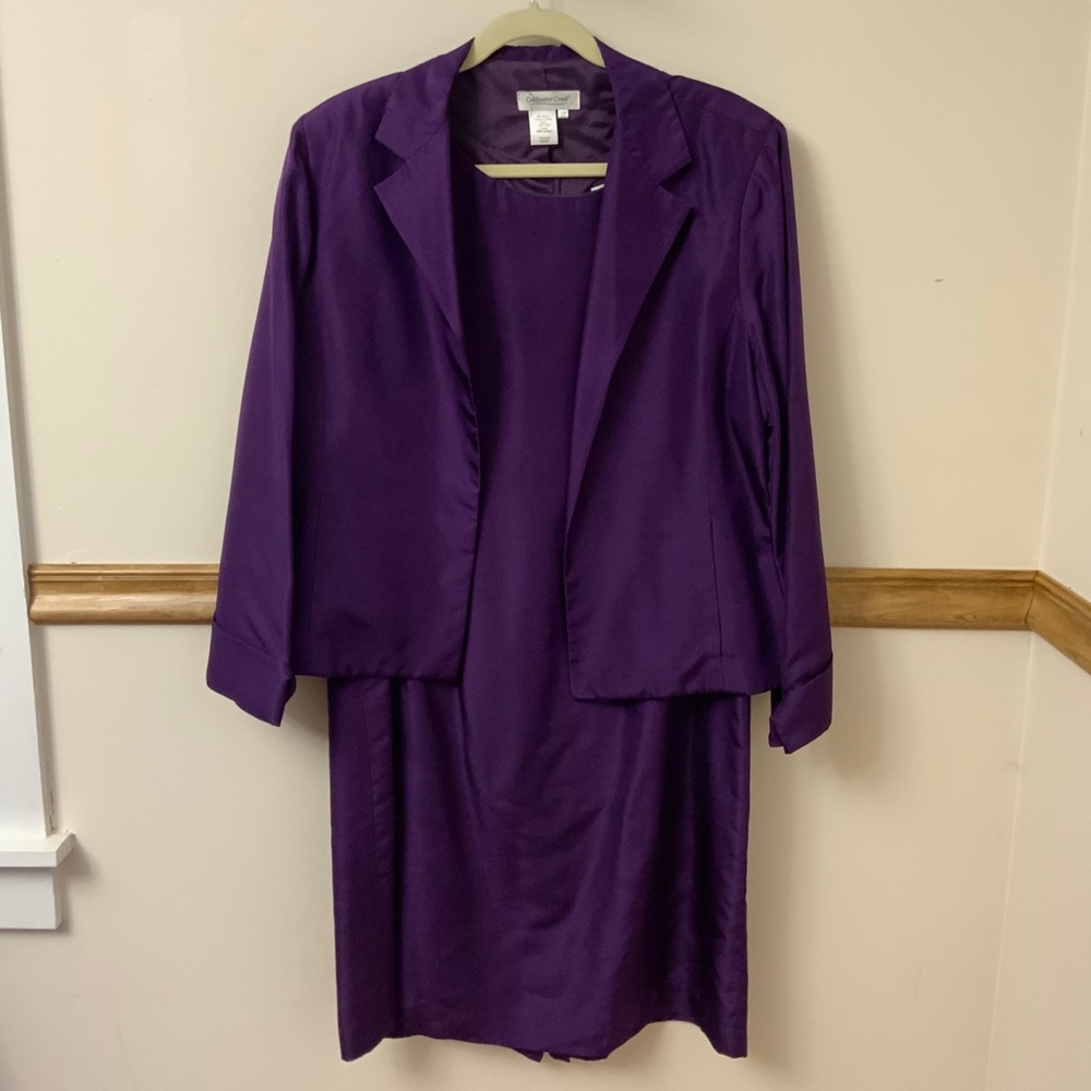 Purple Coldwater Creek Dress & Jacket